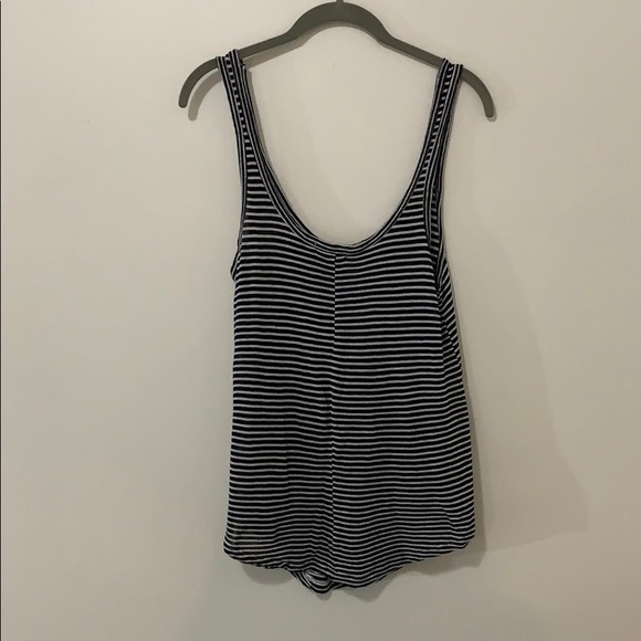 NWOT Paige Scoop Neck Striped Tank - Picture 2 of 4